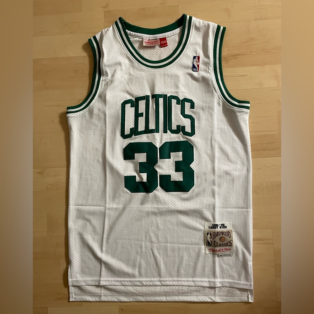 Boston Celtics hardwood classics Larry Bird jersey